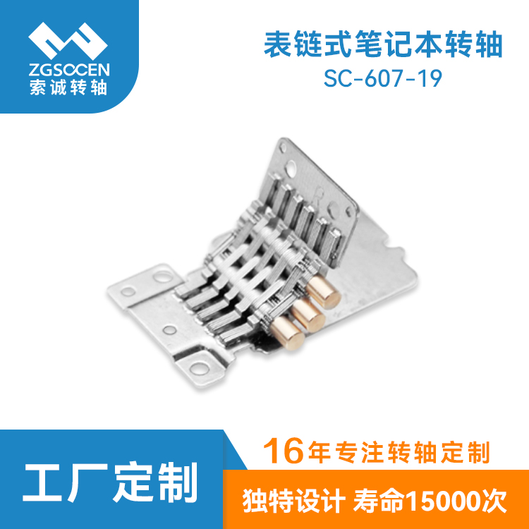 表鏈?zhǔn)焦P記本轉(zhuǎn)軸|  SC-607-19專業(yè)表鏈?zhǔn)浇饘俎D(zhuǎn)軸設(shè)計廠家